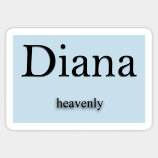 Diana Name meaning Sticker